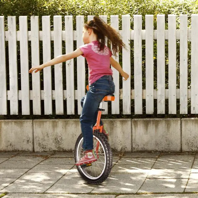 Alt view image 6 of 7 - Yescom 18 In Wheel Outdoor Unicycle Skid-proof Tire Fitness Bicycle Balance Training for Adults Teenagers Kids, Orange