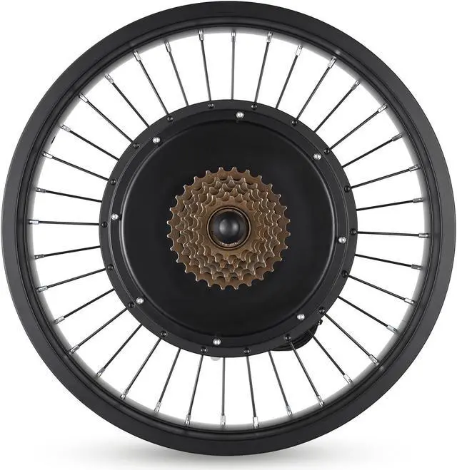 Alt view image 2 of 7 - Yescom Electric Bicycle Motor Conversion Kit 20" Rear Wheel 48V 1000W for Fat Tire