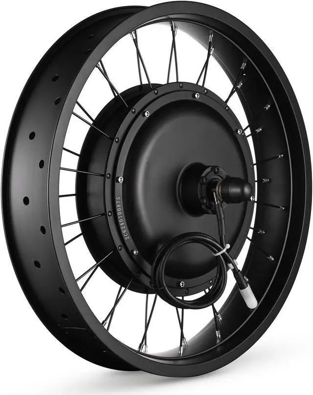 Alt view image 4 of 7 - Yescom Electric Bicycle Motor Conversion Kit 20" Rear Wheel 48V 1000W for Fat Tire
