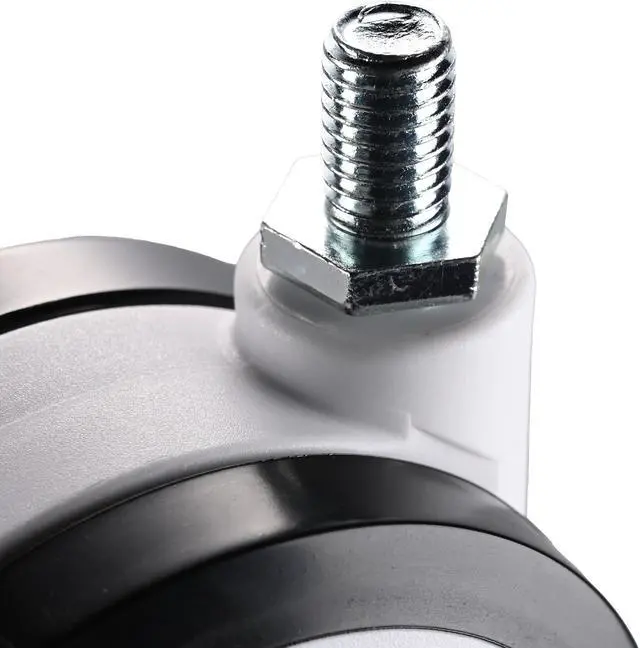 Alt view image 2 of 7 - Yescom 2 Pack Mute Wheel Replacement Swivel Casters for PC Mobile Cart Medical Trolley