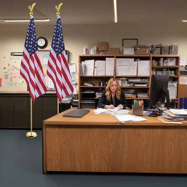 Alt view image 2 of 7 - Yescom 8Ft Indoor Flag Pole Kit Eagle Topper Aluminum Gold Pole with Base 3x5Ft US Flag for Office School City Hall 2Pcs