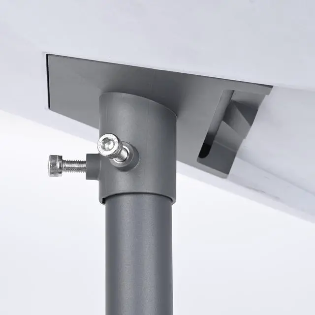 Alt view image 6 of 7 - Yescom Starlink Mount Gen 3 Pivot Mounting Kit Roof Heavy Duty Adjustable Angle Bracket Pole Adapter