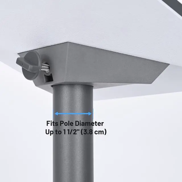 Alt view image 7 of 7 - Yescom Starlink Mini Pipe Adapter for 1.5" Pole Mounting Kit Heavy Duty Standard Dish Accessories