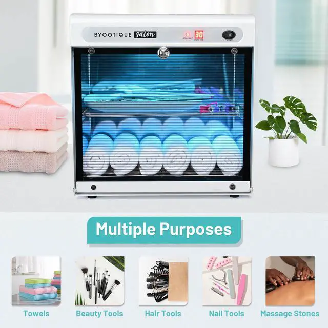 Alt view image 5 of 7 - Byootique 16L UV Tool Sterilizer Cabinet Machine w/ Timer Manicure Spa Salon Sterilization