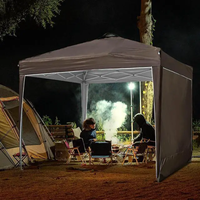 Alt view image 2 of 7 - InstaHibit 10x10 Ft Pop Up Canopy with Sidewall & Bag Party Tent Outdoor Event