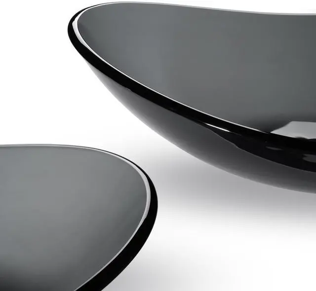 Alt view image 4 of 7 - Aquaterior Bathroom Vessel Sink & Faucet Kit 8" Vanity Mixer Tap Tempered Glass