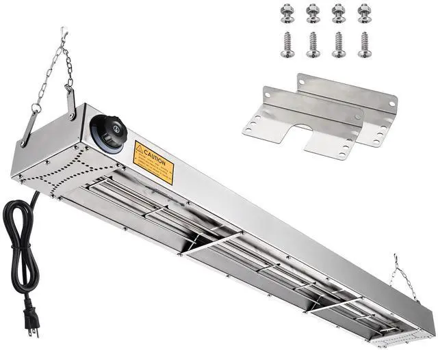 Main image of WeChef 43" Commercial Food Warmer 1100W Electric Strip Heater Stainless Steel Heating Lamp for Restaurant