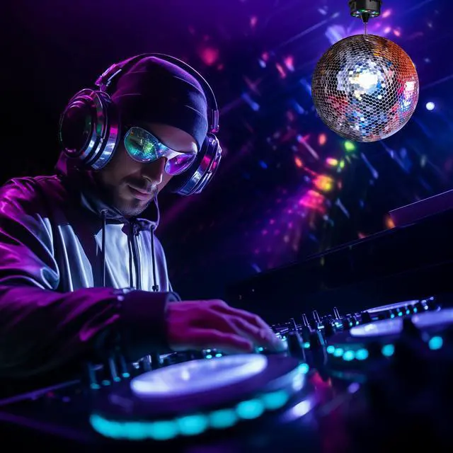 Alt view image 4 of 7 - Yescom 16" Large Disco Ball with Motor and Light 6RPM Rotator & 3W RGB Spotlight for 70s 80s Party DJ Bands Club Studio Event