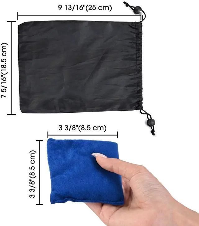 Alt view image 2 of 7 - WinSpin Set of 6 Bean Bags for Tossing Cornhole Toss Game Accessories Carry Bag