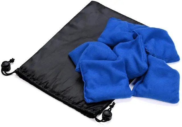 Alt view image 7 of 7 - WinSpin Set of 6 Bean Bags for Tossing Cornhole Toss Game Accessories Carry Bag