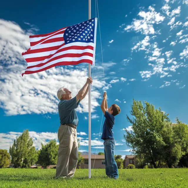 Alt view image 6 of 6 - Yescom Anti Rust Flag Pole Sleeve for 20Ft 25Ft 30Ft In-Ground Poles Outdoor 2 1/16"