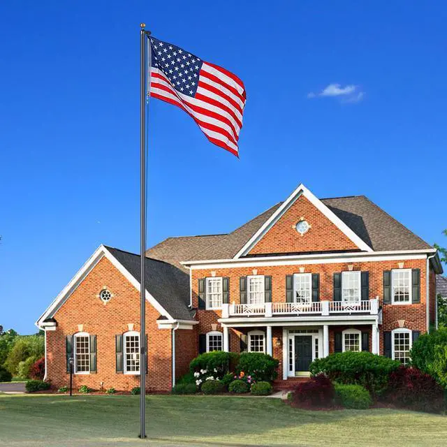 Alt view image 5 of 6 - Yescom Anti Rust Flag Pole Sleeve for 20Ft 25Ft 30Ft In-Ground Poles Outdoor 2 1/16"