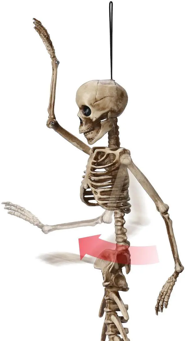 Alt view image 7 of 7 - Yescom 5.4 Ft Life Size Cowboy Skeleton with 4 Pcs Mermaid Skeleton Halloween Decorations Party 2025