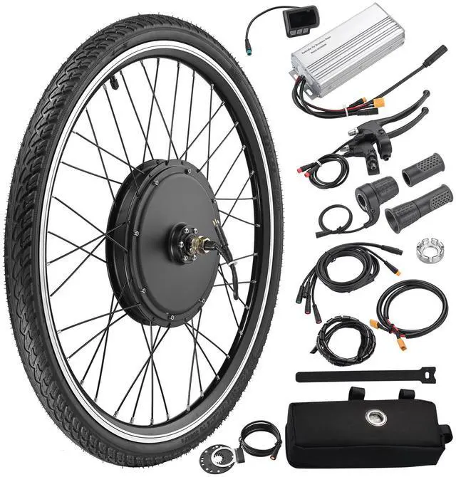 Main image of Yescom Electric bike Motor Kit 26"Front Wheel 48V 1000W Motor E-Bike Conversion Kit w/LCD Display