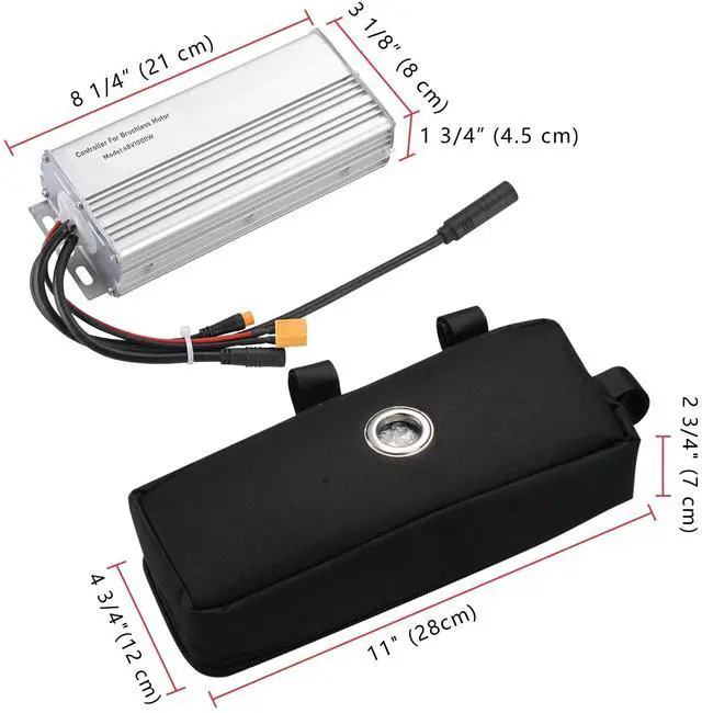 Alt view image 5 of 7 - Yescom Electric bike Motor Kit 26"Front Wheel 48V 1000W Motor E-Bike Conversion Kit w/LCD Display