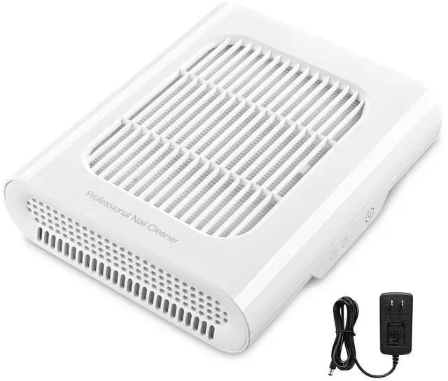 Main image of Byootique 24W Nail Dust Collector Vacuum Cleaner Nail Vacuum Fan Nail Suction Dust Extractor with Reusable Filter for Nail Salon, Nail Artists, Nail Art Enthusiasts