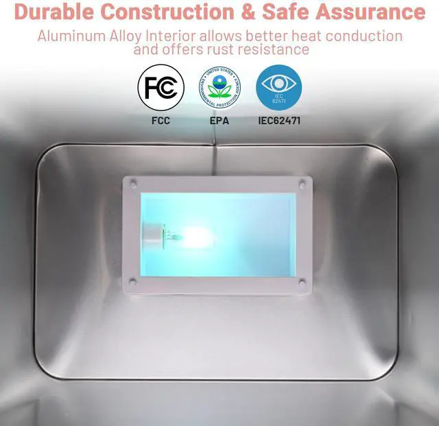 Alt view image 7 of 7 - Byootique 8L Pink Towel Warmer Cabinet 2-in-1 Facial Towel Heater Compact Facial Towel Heater  With UV Sterilizer Spa Nail Salon