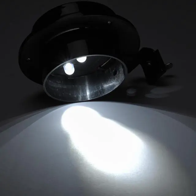 Alt view image 3 of 7 - LED Solar Gutter Light Waterproof Outdoor Garden Fence Wall Lights 10 Packs