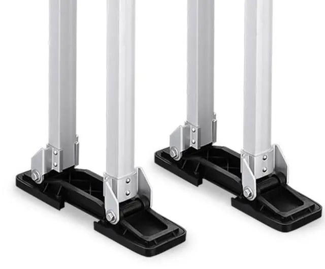 Alt view image 3 of 7 - 1 Pair Stilt Soles & Heel Bracket Replacement Kit for Drywall Stilts Painting