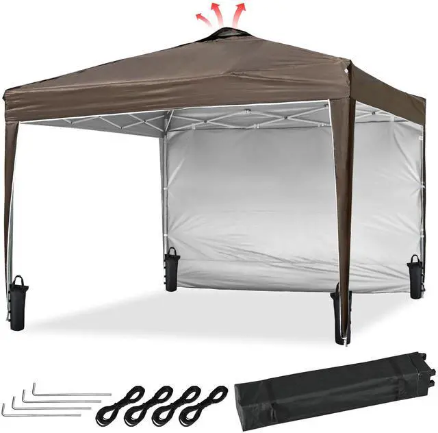 Main image of InstaHibit 10x10 Ft Pop Up Canopy with Sidewall & Bag Party Tent Outdoor Event