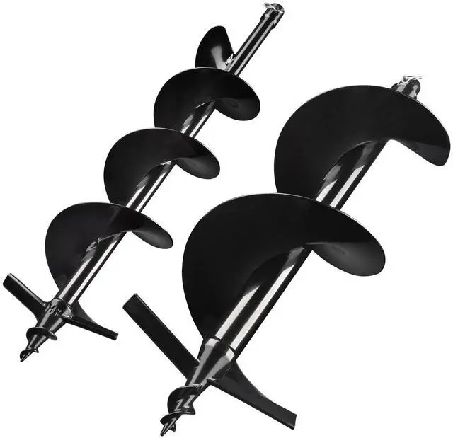 Main image of Yescom 6" 10" Earth Auger Bit Kit Bulb Planter Tool for Planting Flower Fence Post Spiral Hole Digger Gardening Project