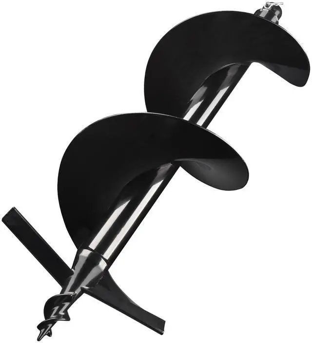 Alt view image 4 of 7 - Yescom 6" 10" Earth Auger Bit Kit Bulb Planter Tool for Planting Flower Fence Post Spiral Hole Digger Gardening Project