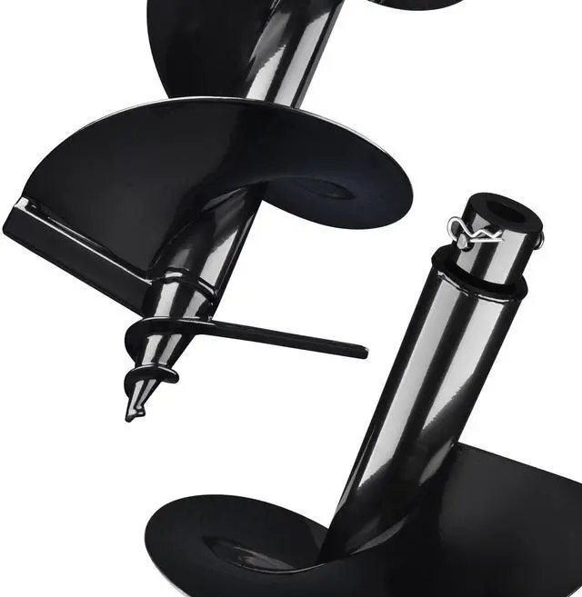 Alt view image 6 of 7 - Yescom 6" 10" Earth Auger Bit Kit Bulb Planter Tool for Planting Flower Fence Post Spiral Hole Digger Gardening Project