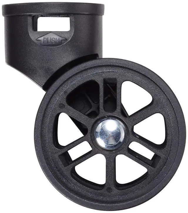 Alt view image 6 of 7 - Byootique Rolling Cosmetic Case Nail Table with 4 pcs Replacement Wheels Pink