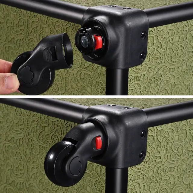 Alt view image 7 of 7 - Byootique 4in1 Rolling Makeup Train Case Cosmetic Organizer Wheel Rococo Moss