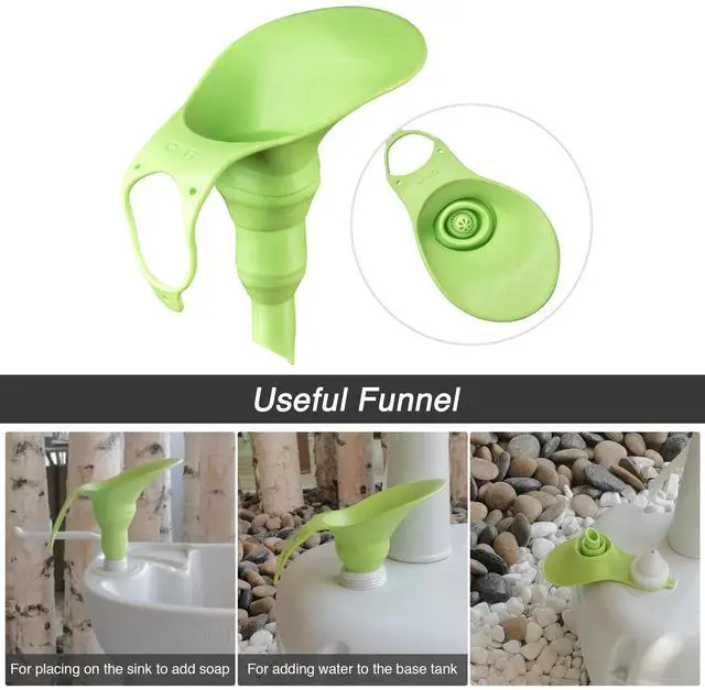 Alt view image 5 of 7 - Yescom 17L Portable Sink Hand Wash Station with Pump 24L Water Tank Hand Washing Outdoor Camping