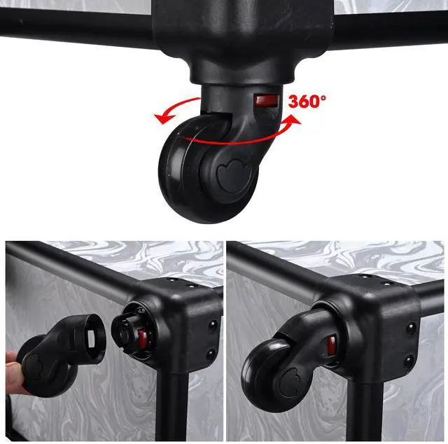 Alt view image 5 of 7 - Byootique Manicure Table Nail Desk & Rolling Makeup Train Case Kit CB Graystone