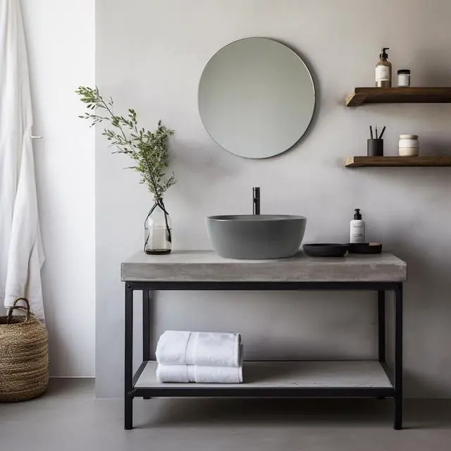 Alt view image 2 of 7 - Aquaterior Bathroom Countertop Ceramic Vessel Sink Single Handle Tall Faucet Kit