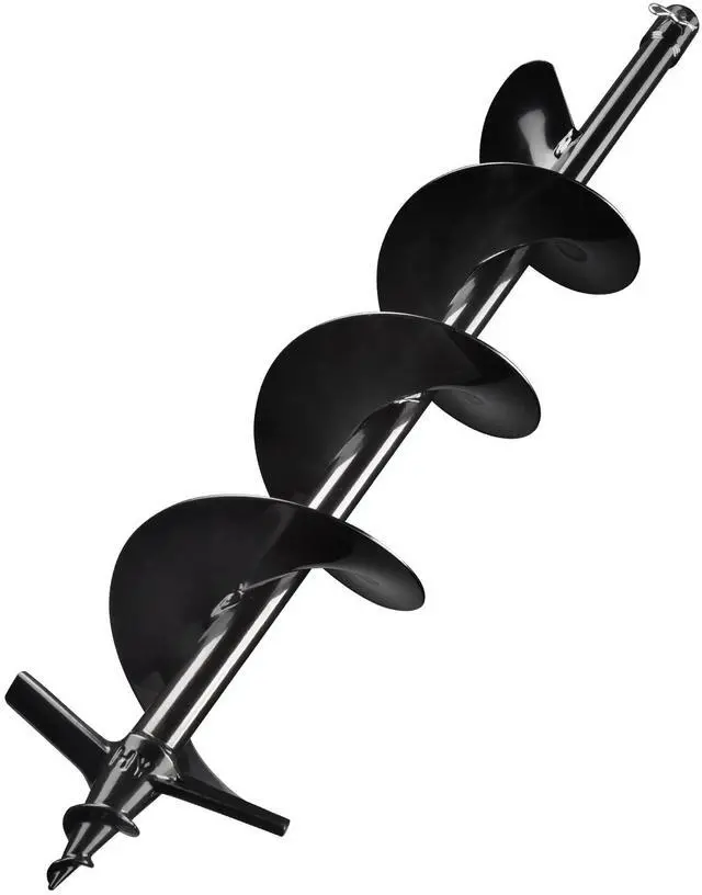 Alt view image 2 of 6 - Yescom 6" 8" Earth Auger Bit Kit Bulb Planter Tool for Planting Flower Fence Post Spiral Hole Digger Gardening Project