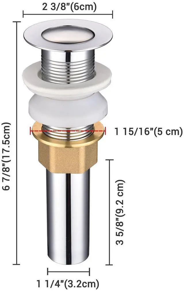 Alt view image 2 of 6 - Aquaterior Oval Porcelain Ceramic Bathroom Vessel Sink Basin with Chrome Drain