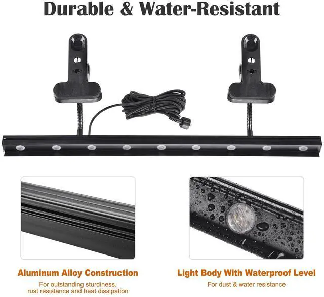 Alt view image 5 of 7 - Instahibit Adjustable LED Light for Retractable Banner Stand Trade Show 4 Packs