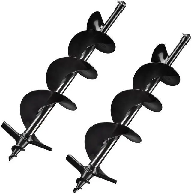 Main image of Yescom 2 packs 6" Earth Auger Drill Bit Bulb Planter Tool for Planting Flower Fence Post Gardening Project