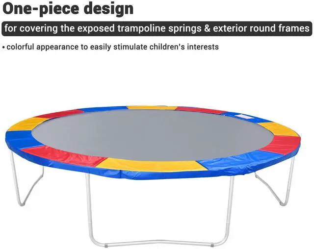 Alt view image 6 of 7 - Yescom 14 Ft Universal Replacement Round Trampoline Safety Pad PVC EPE Foam Protection