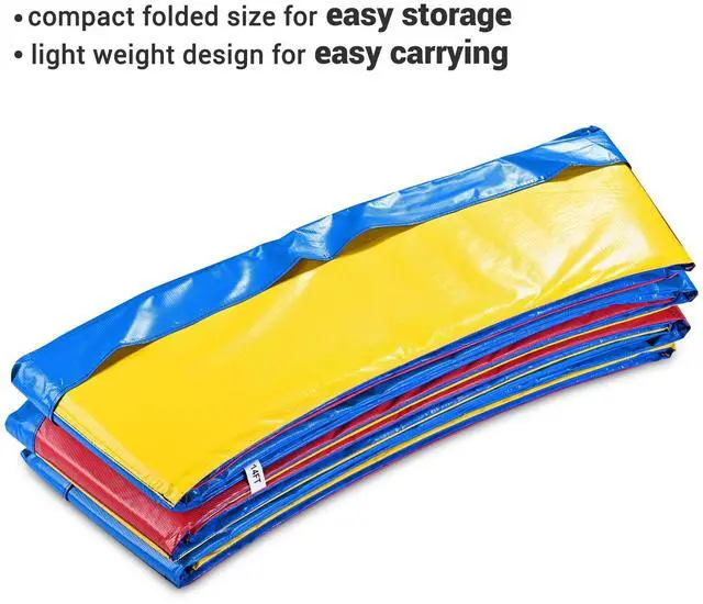 Alt view image 4 of 7 - Yescom 14 Ft Universal Replacement Round Trampoline Safety Pad PVC EPE Foam Protection