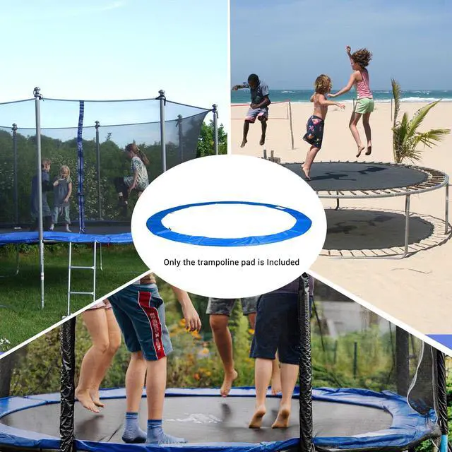 Alt view image 7 of 7 - Yescom 13 Ft Universal Replacement Round Trampoline Safety Pad PVC EPE Foam Protection