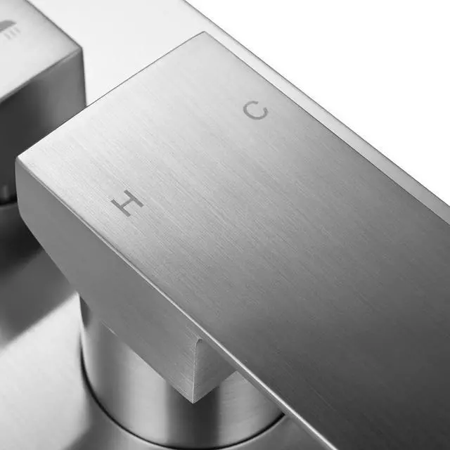 Alt view image 7 of 7 - Aquaterior Shower Faucet Set Wall Mount Concealed Mixer Valve Rain Shower Head