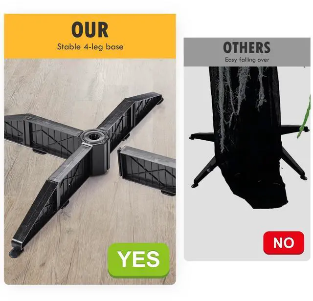 Alt view image 4 of 7 - Yescom Animated Halloween Zombie Decoration 5.5Ft Life Size with Motion/Sound Activated Glowing Eyes 2025