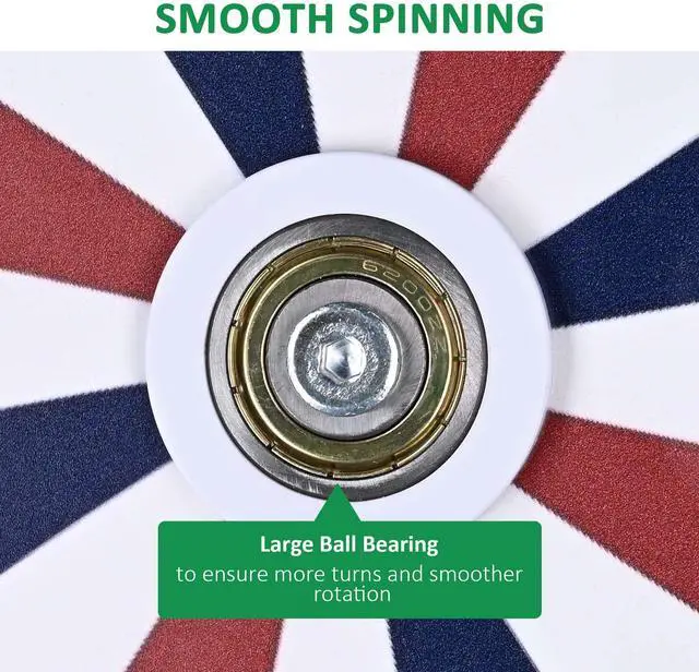 Alt view image 4 of 7 - WinSpin 24" Prize Wheel 16 Slots Spinning Game Dry Erase Floor Stand Eagle Head