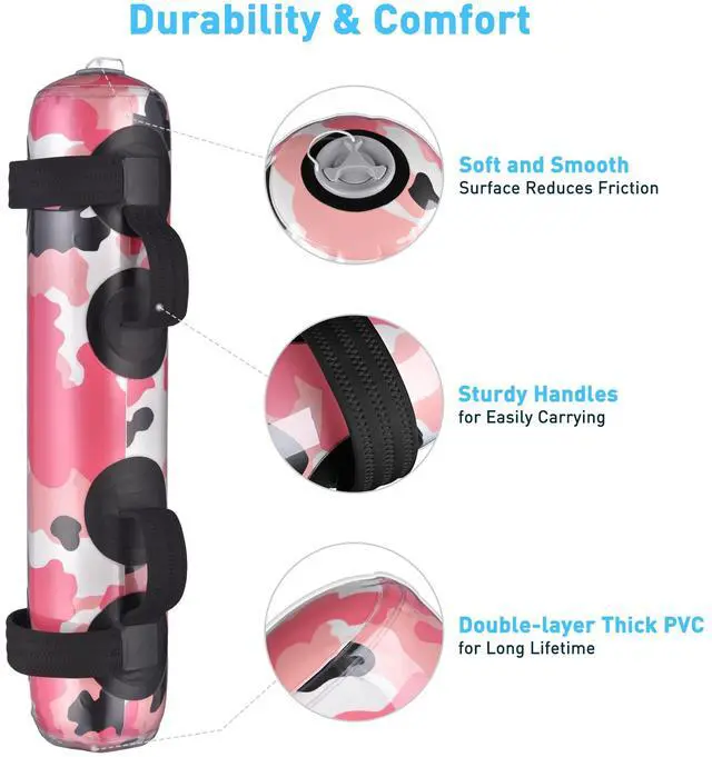 Alt view image 3 of 7 - Yescom Foldable Aqua Bag Adjustable Water Weight Portable Home Gym Strength Training