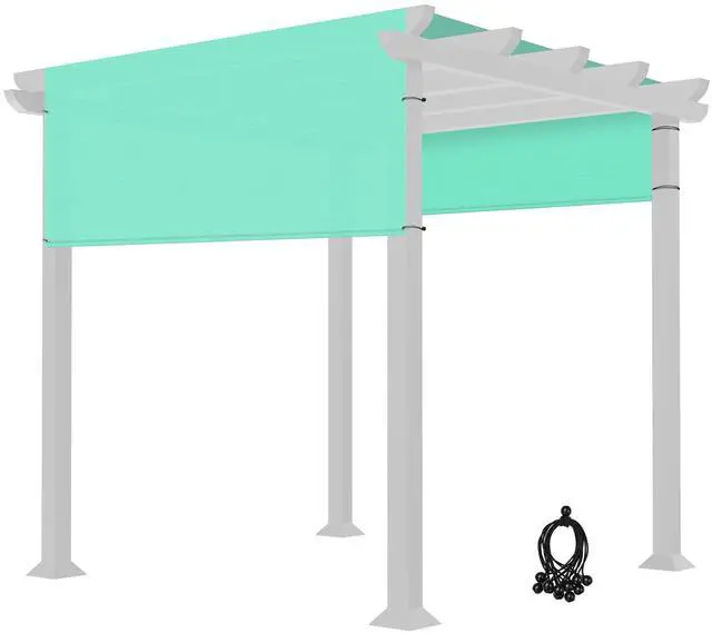 Main image of 8x10 Ft Universal Pergola Canopy Replacement Cover Sun Shade Rod Pocket Patio