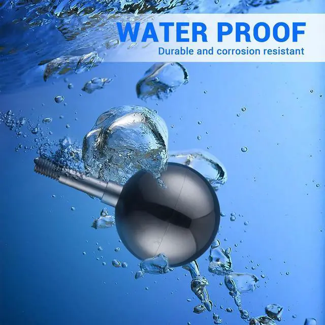 Alt view image 4 of 6 - Yescom 3" Flagpole 2 Pack Black Ball Top Finial Ornament for 20 25 30 Ft Flag Pole Outdoor