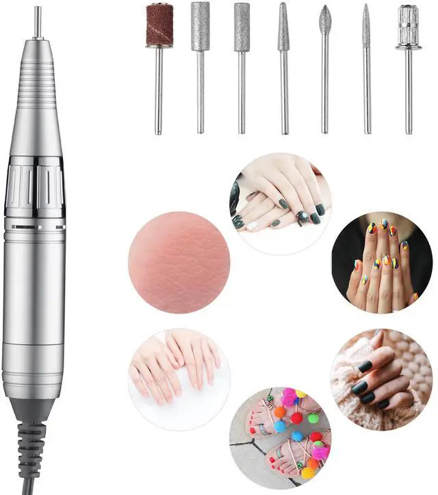 Alt view image 4 of 7 - Byootique Portable Rechargeable Electric Nail Drill Machine Kit for Acrylic Nail