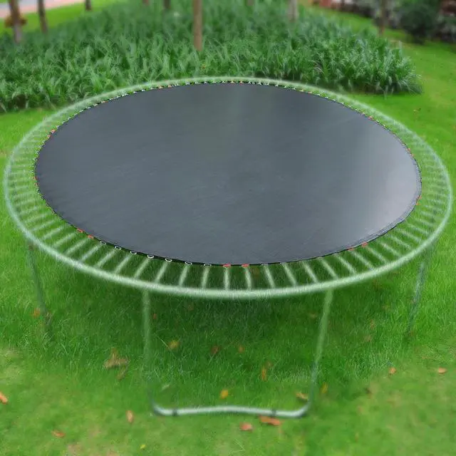 Alt view image 6 of 7 - 12.1' Round Trampoline Mat Replacement w/ 96Ring 8.5" Spring Weatherproof Jumping