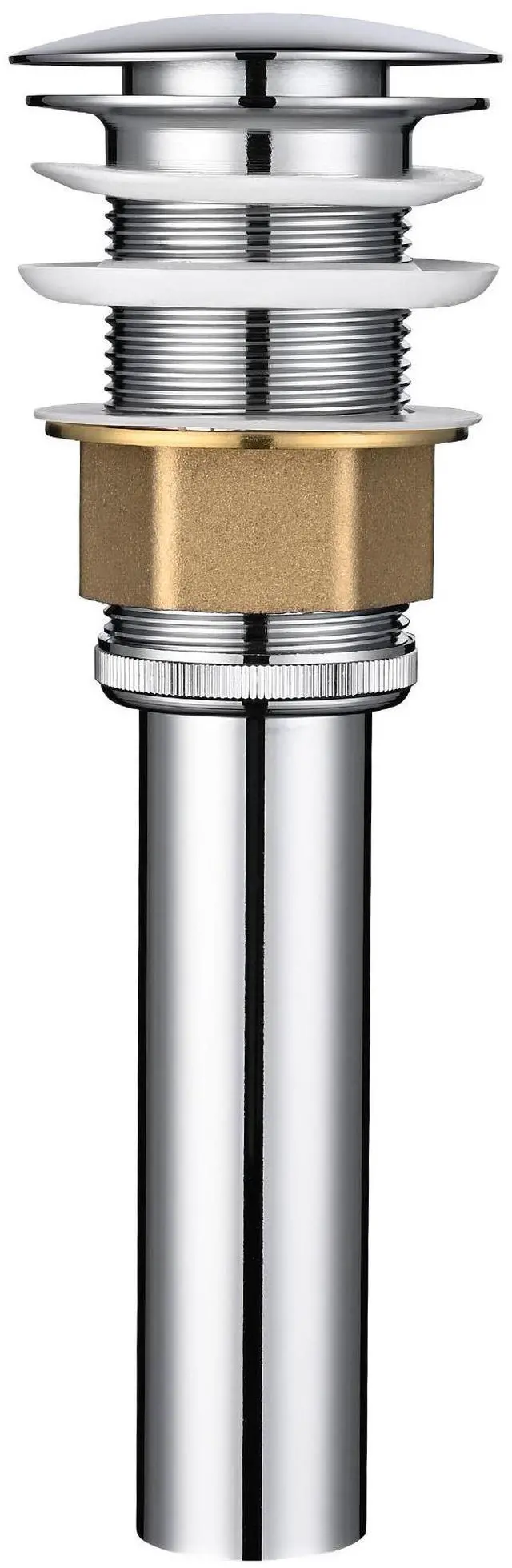 Alt view image 4 of 5 - Aquaterior Bathroom Pop Up Drain without Overflow Lavatory Vessel Basin Sink