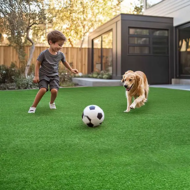 Alt view image 7 of 7 - Yescom 33x3 Ft Artificial Grass Turf 1.38" Fake Grass Rug Synthetic Lawn Indoor Batting Tunnels Outdoor Home Décor