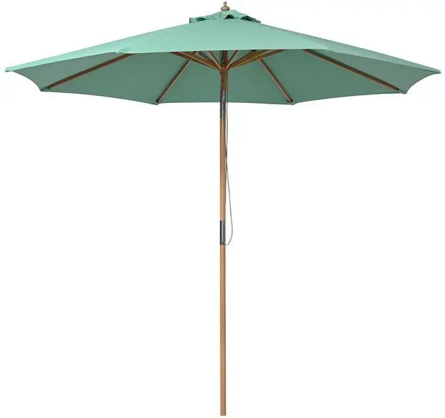 Main image of LAGarden 9Ft Patio BOHO Market Patio Umbrella 260GSM Acrylic Fabric 5-Year-Non-Fading Resort Outdoor Market Peppermint Green